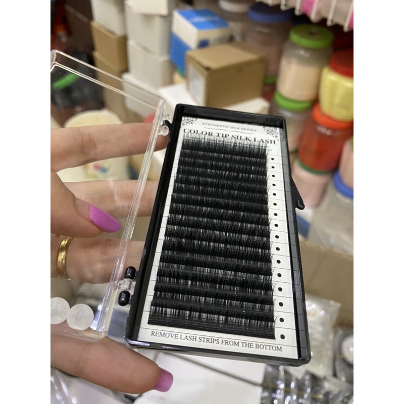 Mi color tip silk lash 16line