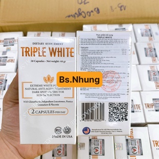 Viên uống trắng da chống nắng triple white - ảnh sản phẩm 1