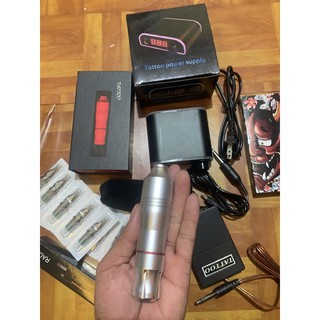 combo bộ máy pen cao cấp phun môi 15put