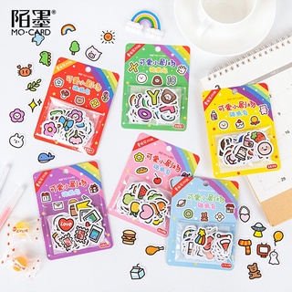 Enjoymore 🌈 Set 100 Miếng Dán Hoạt Hình Dễ Thương Sticker Trang Trí Sổ Tay Planner Sổ Lưu Niệm