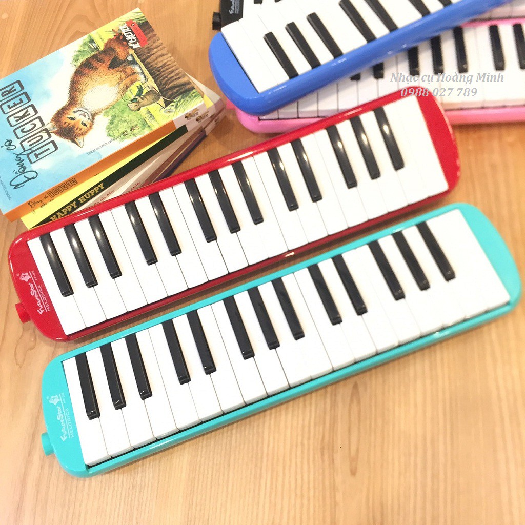 Kèn Melodica 32 phím cho bé (5 màu Đỏ,Xanh lá,Xanh nước biển,Hồng và Đen)