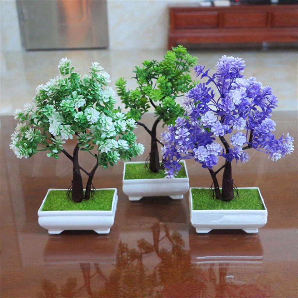 Cây bonsai giả trang trí nội thất đẹp mắt