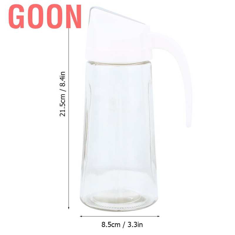 Bình Thủy Tinh Đựng Dầu Ăn Dung Tích 630ml