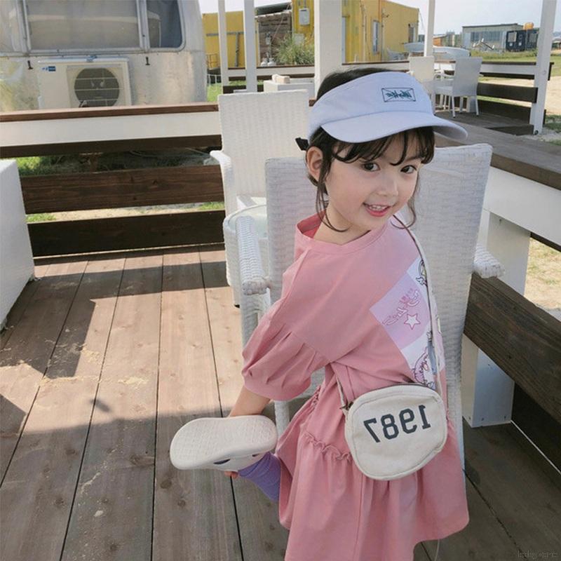 Đầm Bé Gái In Hình