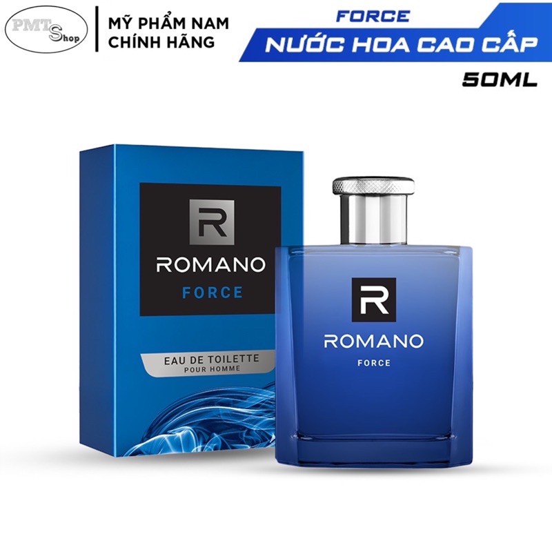 Nước hoa cao cấp Romano 50ml Attitude | Vip | Classic | Force | Gentleman sang trọng đẳng cấp, nồng ấm cá tính | BigBuy360 - bigbuy360.vn