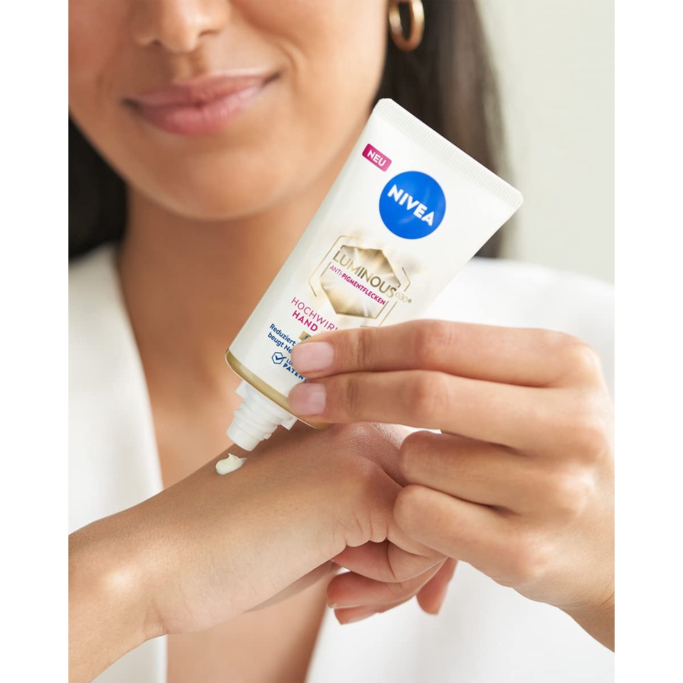 Kem dưỡng da tay Chống lão hóa, nám cao cấp Nivea Callular Luminous 50ML - Đức