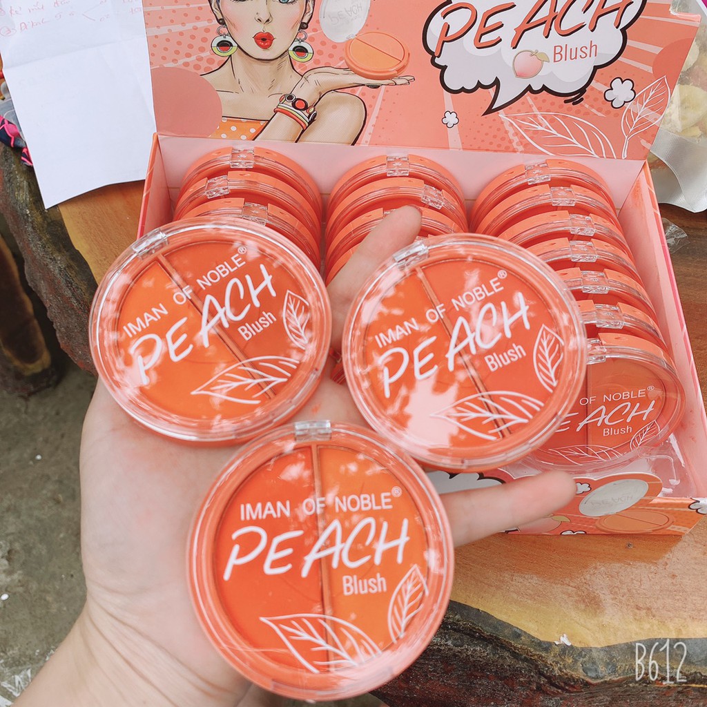 Phấn má hồng 2 ngăn Peach Blush P214