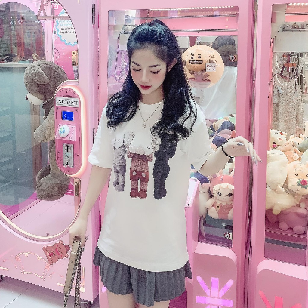Áo phông nelly nữ vải cotton form rộng thoáng mát thun nam Freesize Taosan | BigBuy360 - bigbuy360.vn