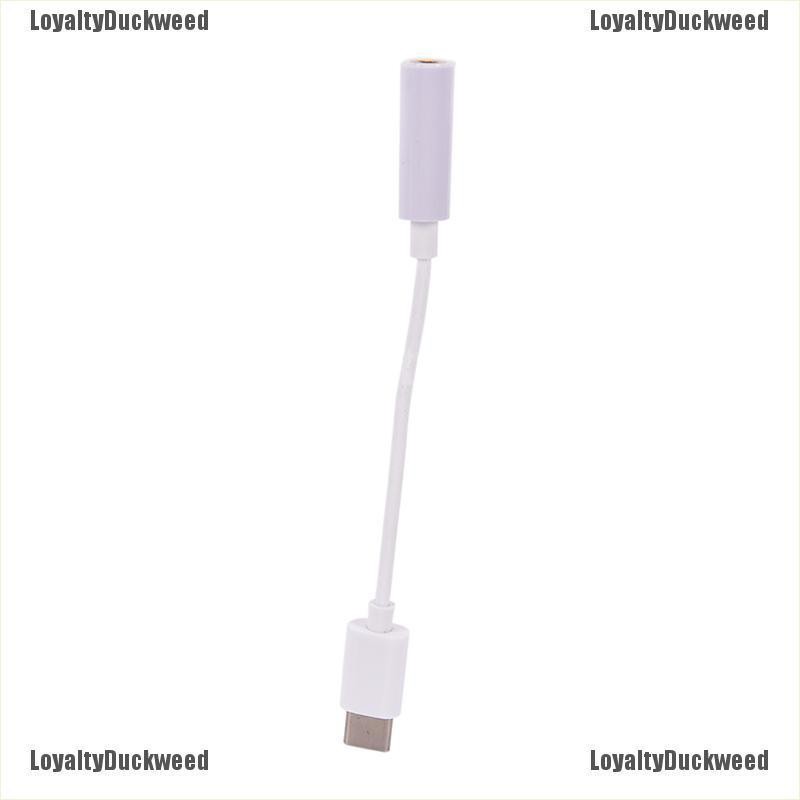 Dây Cáp Chuyển Đổi Usb Type C Sang 3.5mm Cho Samsung Lg Xiaomi Leeco