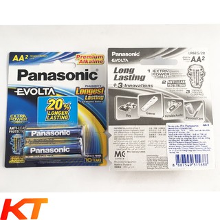 Pin AA evolta panasonic LR6EG-2B( vỉ 2 viên)