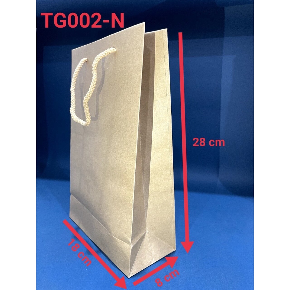 Túi giấy Combo 50 cái - Túi giấy trơn, túi giấy có quai, túi giấy không quai, nhiều túi thanh lý