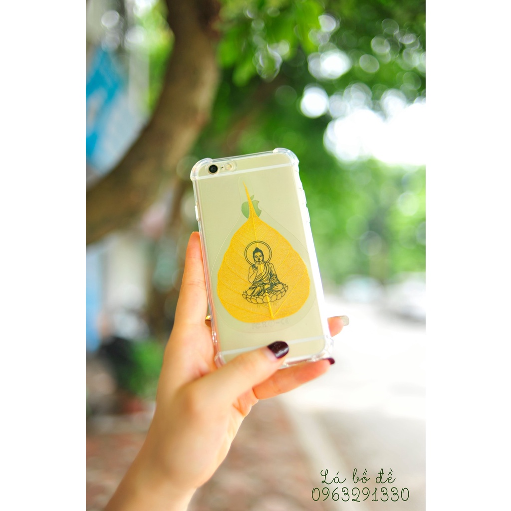 Bồ Đề Tâm Phật-Lá Bồ Đề Chữ Thư Pháp-Quà Tặng Chúc Nhau Bình An