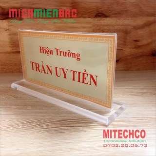 COMBO 5 Biển chức danh mica để bàn