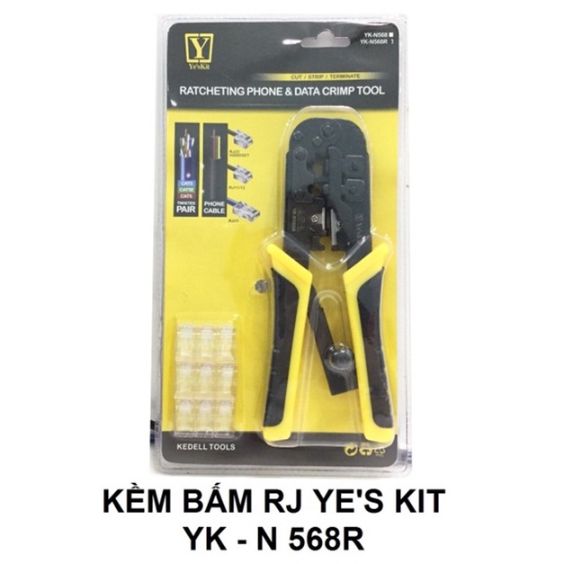 Kềm bấm mạng RJ YES KIT (YK-N568R)