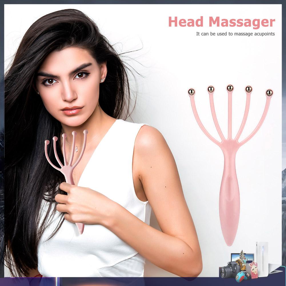 Dụng cụ massage da đầu giải tỏa căng thăng thư giãn hình bạch tuộc chăm sóc cơ thể