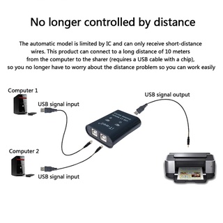 Bộ Chia USB Máy In KVM Switch 2 PC Sharing 1 Cổng USB