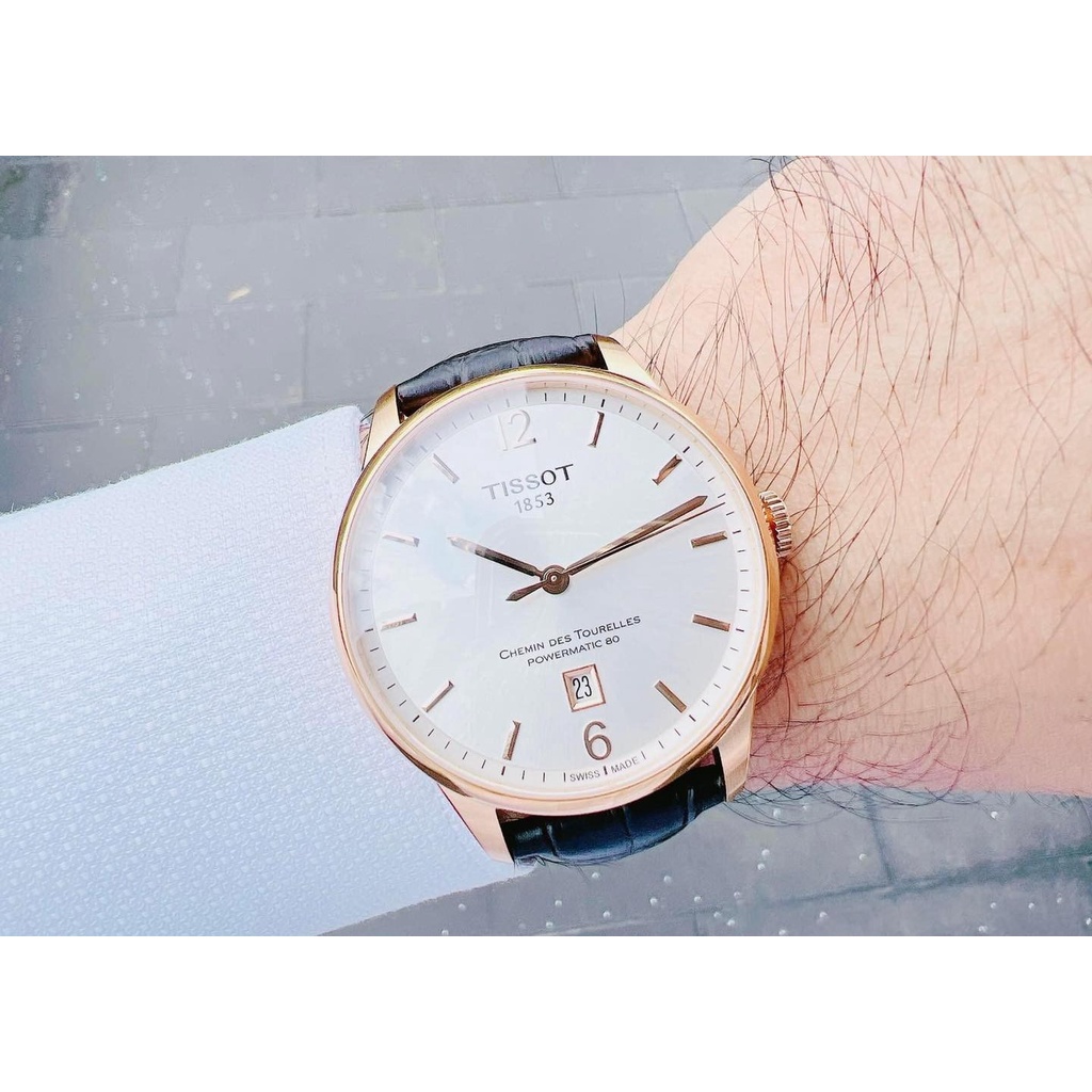 Đồng hồ Nam Thuỵ Sỹ Tissot Chemin des Tourelles Powermatic 80 T099.407.36.037.00