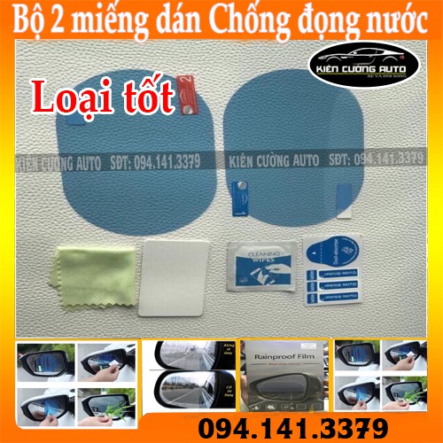 Bộ 2 MIẾNG Dán Chống Đọng nước gương Loại tốt