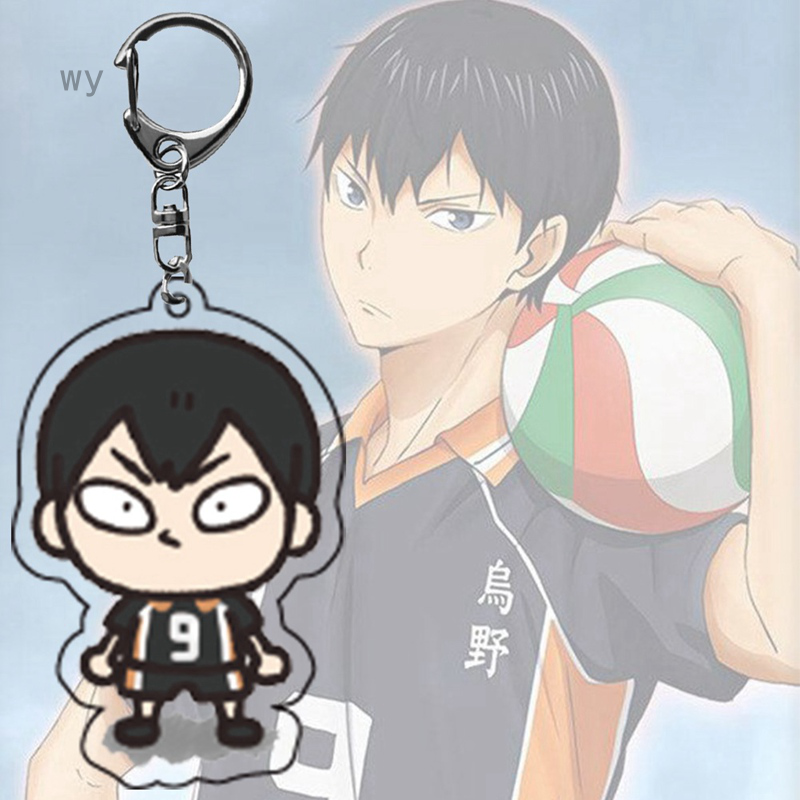 Móc Khóa Cao Su Hình Nhân Vật Haikyuu Dài 5.8cm