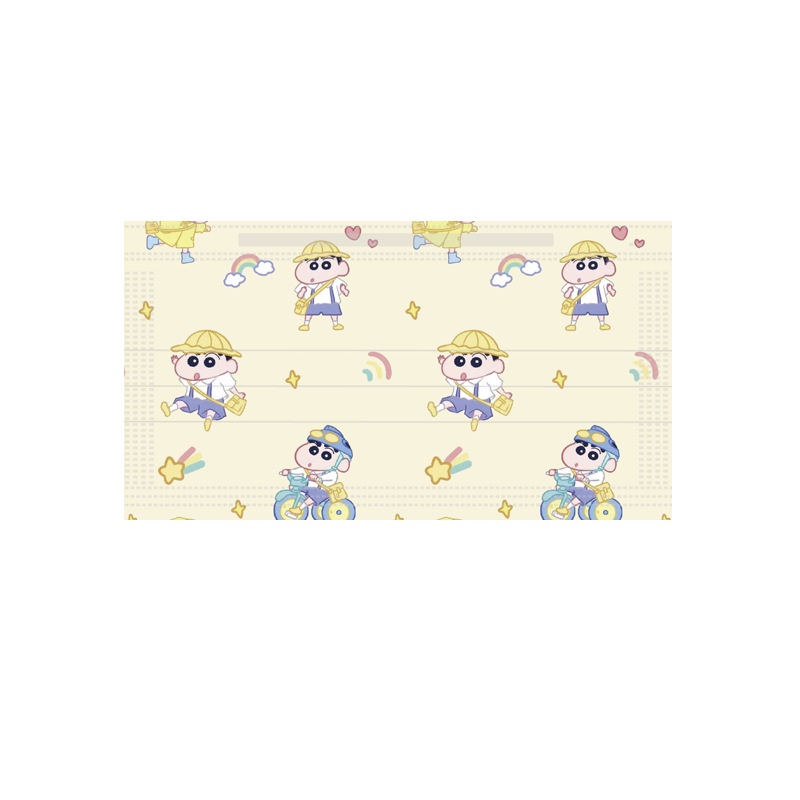 SANRIO Set 10 / 20 / 30 / 50 Khẩu Trang 3 Lớp In Họa Tiết Hoạt Hình Nhật Bản Bảo Vệ An Toàn