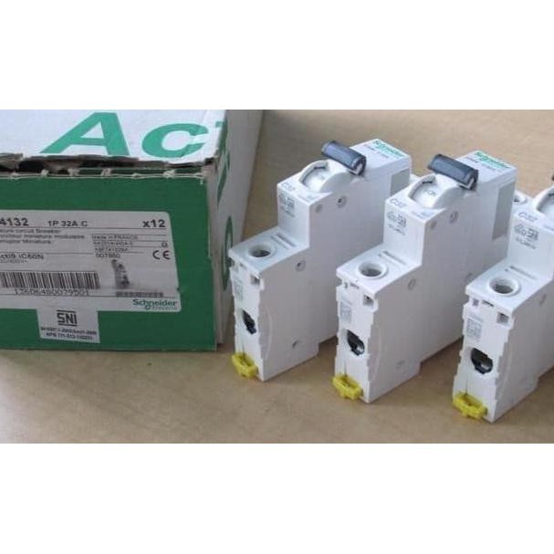 Cầu Dao MCB Schneider iC60N 6kA 1P 230V [ HÀNG CHÍNH HÃNG ] Gía cạnh tranh - Uy tín - Bảo Hành 1 Năm #MCBSchneider6kA1P