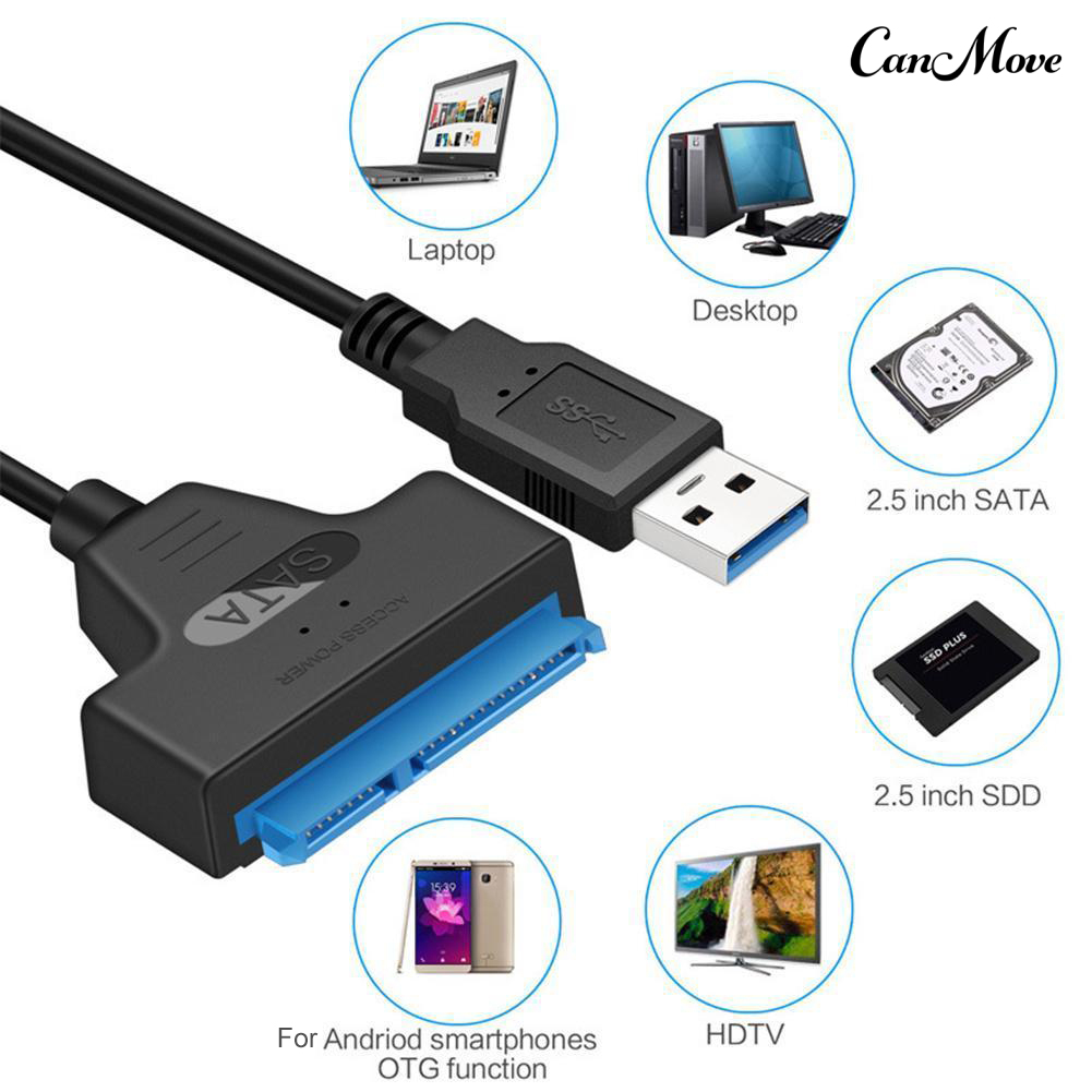 Dây Cáp Chuyển Đổi Canmove Usb 3.0 Sang 22pin Sata 2.5inch | WebRaoVat - webraovat.net.vn