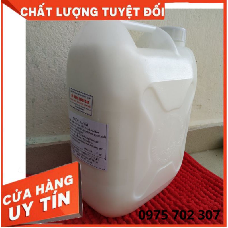 CAN LỚN 10LIT SIÊU TIẾT KIỆM - NƯỚC XẢ VẢI HƯƠNG THƠM LƯU LÂU