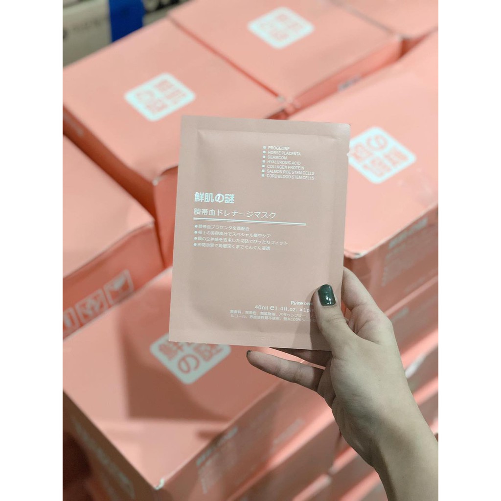 Mặt Nạ Nhau Thai Cừu Nhật Bản_Tách Lẻ 1 Miếng