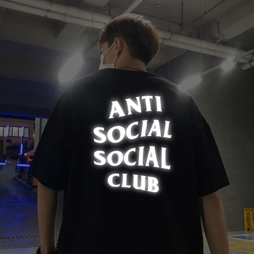 Áo thun unisex tay lỡ form rộng Anti Local Local Club Phản Quang oversize tee Đen - áo phông unisex đơn giản | BigBuy360 - bigbuy360.vn