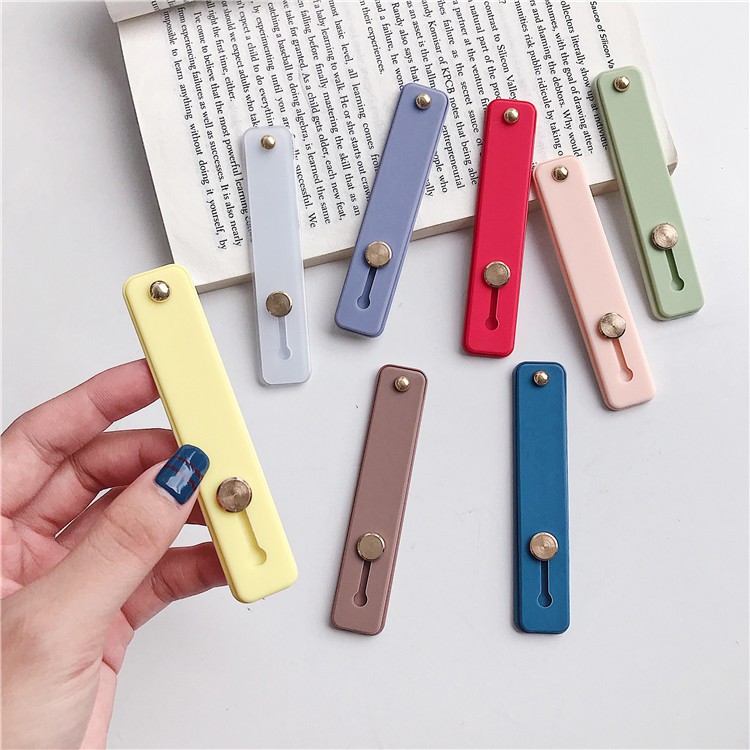 Ốp Điện Thoại Silicon Kèm Dây Đeo Và Giá Đỡ Thông Dụng Cho iPhone