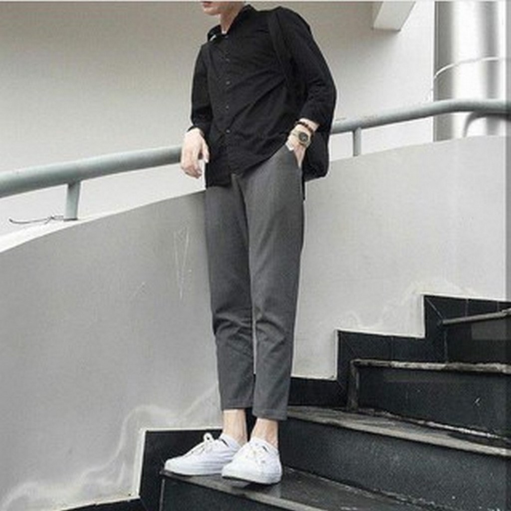 Quần Baggy nam ống xuông phong cách Hàn Quốc, quần đi làm, đi học, đi chơi- Thời trang Unisex SoWn Fashion Stt19