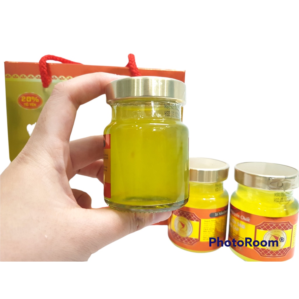 Nước Yến sào Salanest Chưng saffron 20% yến tươi cao cấp - Hộp tiết kiệm