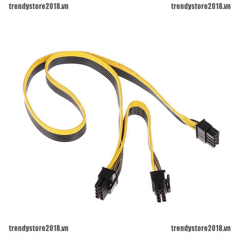 Dây Cáp Chuyển Đổi Atx 8pin Male Sang Dual Pcie 2x 8 Pin (6 + 2) Male | BigBuy360 - bigbuy360.vn