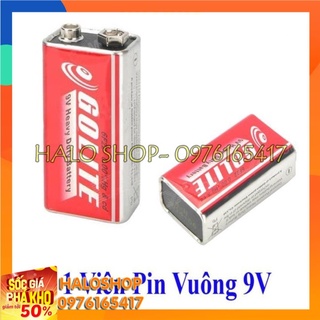 Pin 9V xịn 6F22 dùng cho các thiết bị điện, đồ chơi, Micro karaoke, ampe kế, hộp test mạng, một số mạch điện... Đủ loại