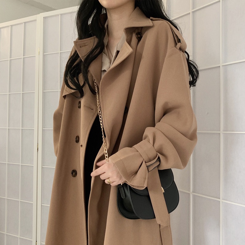M-3XL áo khoác blazer vest măng tô dáng dài thu đông kiểu anh A22 WINTER EMMA