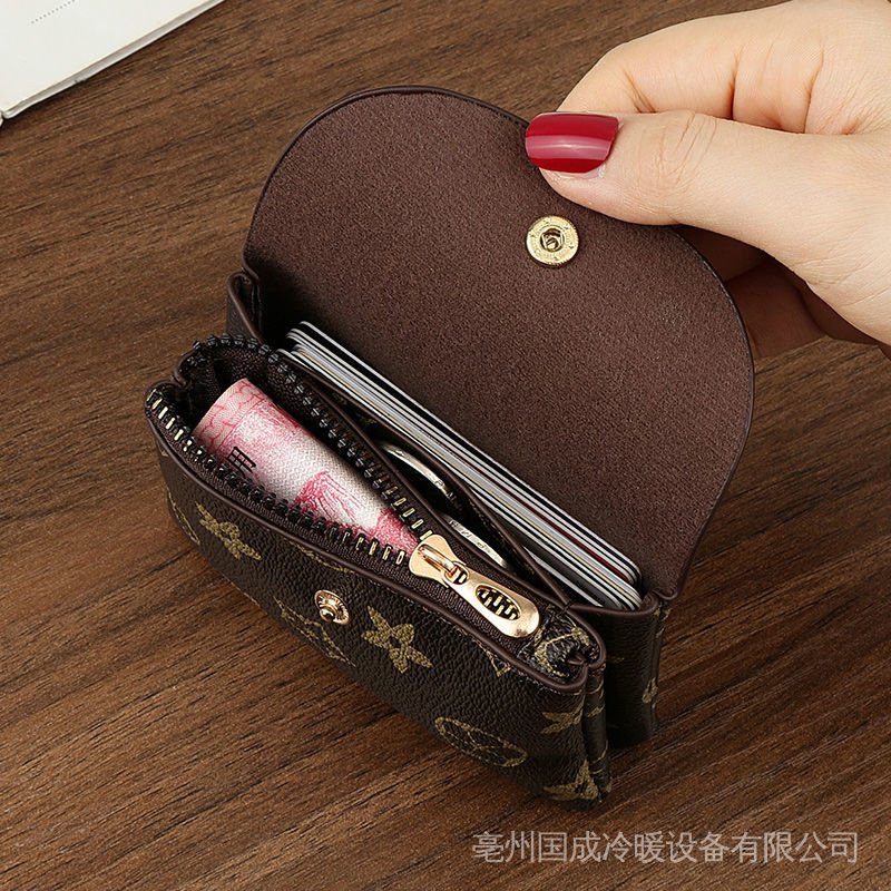 Ví Da Mềm Siêu Mỏng Nhỏ Xinh Đựng Tiền Xu / Thẻ Kiểu Hàn Quốc Dễ Thương Cho Nữ