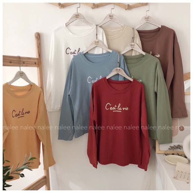 pull dài tay cest lavie