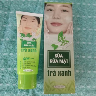 Sữa rửa mặt trà xanh cho da nhờn, ngừa mụn"miền thảo mộc 100 ml