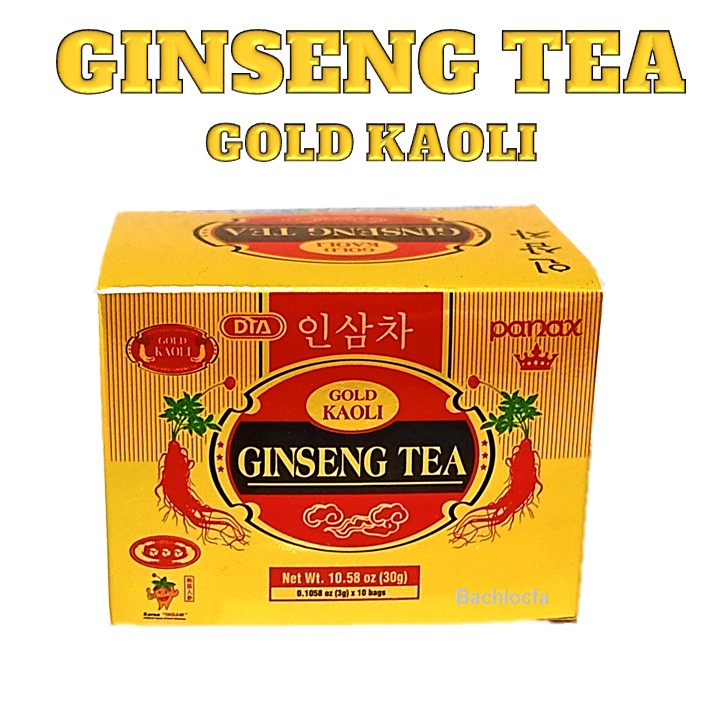 Combo 5 hộp trà Sâm Hàn quốc GOLD KAOLI (hộp 10 gói x 3gr )