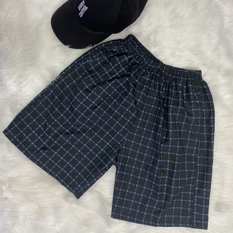 Quần Short Nam Sọc Kẻ Caro Mặc Nhà Cotton Nhiều Màu HL BASIC