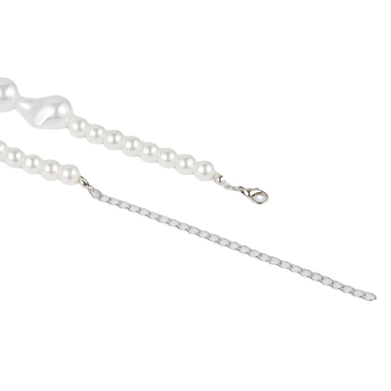 Vòng cổ Ngắn Đính Ngọc Trai Phong Cách Retro Cho Nữ