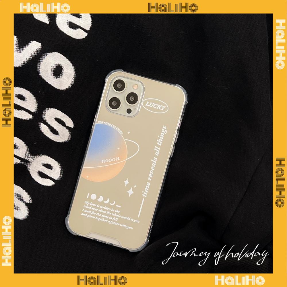 Ốp điện thoại Acrylic tráng gương chống sốc bảo vệ camera thích hợp cho iPhone 11 13 Pro Max 12 Pro Max 7 Plus xr
