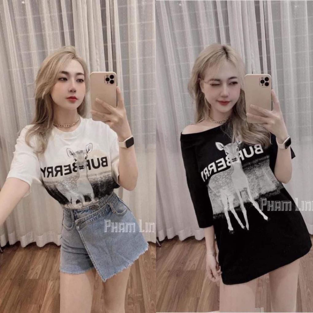 Áo thun tay lỡ form rộng - Áo phông nam nữ thời trang 40kg-68kg-AT129