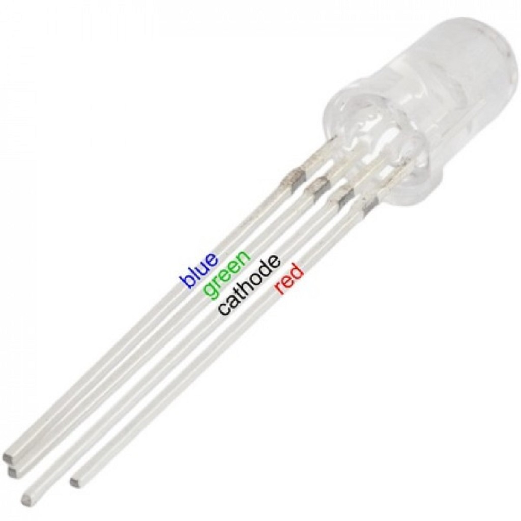 Bóng LED 3 Màu RGB 5mm (ANOT Chung)