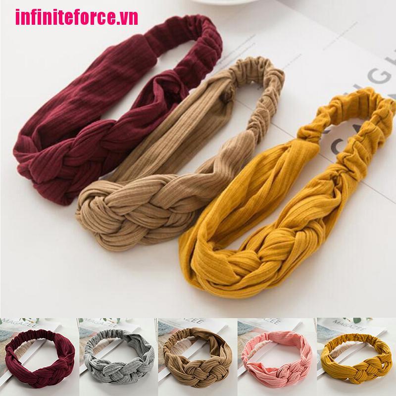 Băng Đô Xoắn Co Giãn Thời Trang Cho Nữ