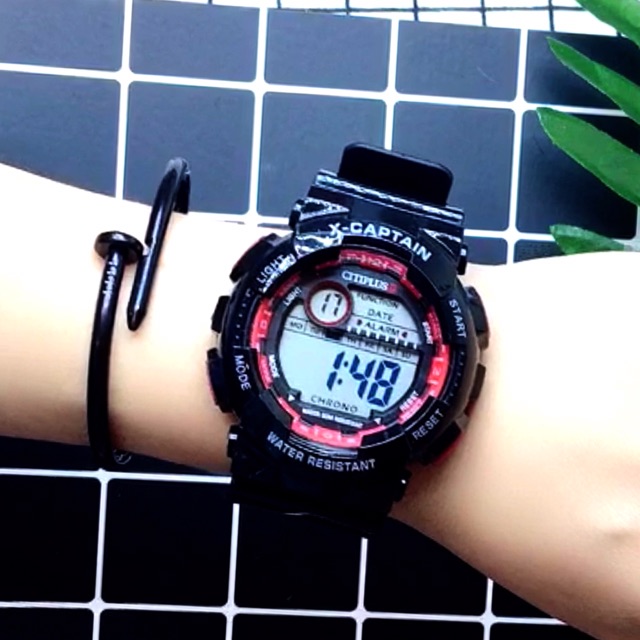 Đồng hồ unisex thể thao Sport Watch X-Captain Citiplus full chức năng chống nước chống xước tốt