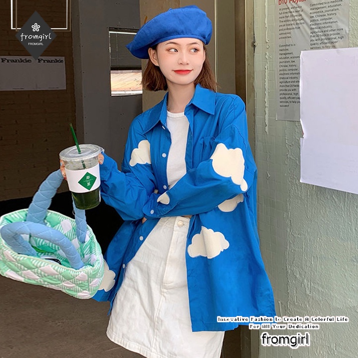 Áo Sơ Mi Tay Dài Phong Cách Retro Thời Trang Mới 2022 Dành Cho Nữ