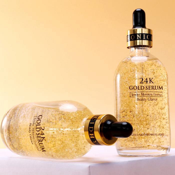 【30ml】24K gold essence liquid moisturizing pores shrink non-greasy skincare cosmetics face oil