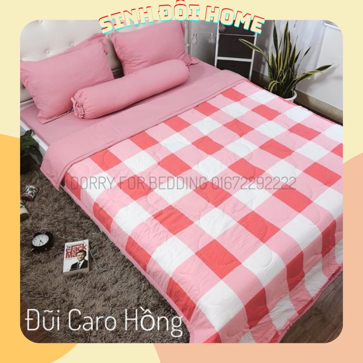 BỘ GA GỐI COTTON ĐŨI HOA CẢI - GADUIHOACAI