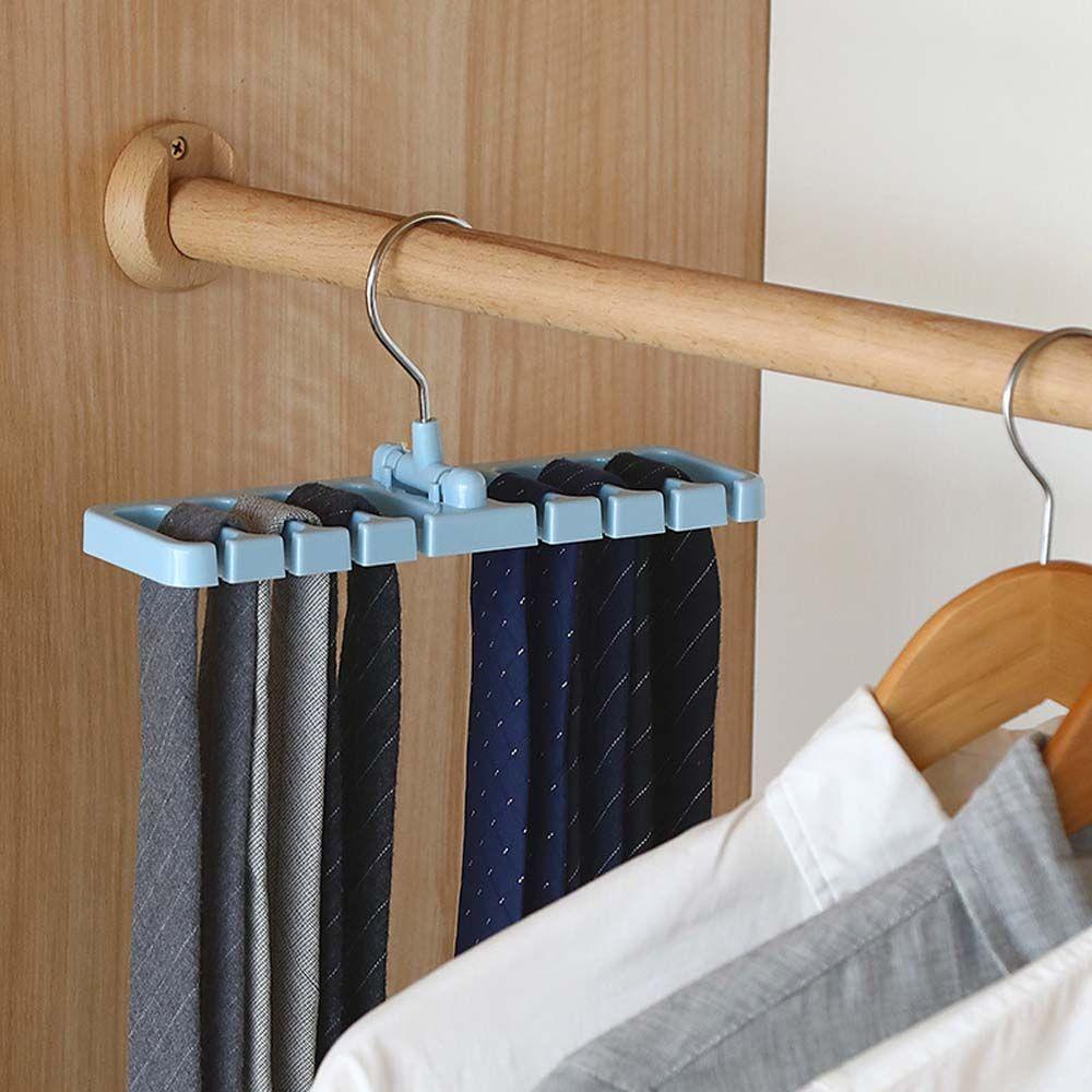 PATRICIA Giá Đỡ Cà Vạt / Thắt Lưng Bằng Nhựa Đa Năng Sắp Xếp Gọn